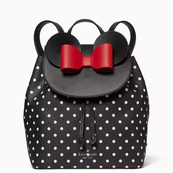 NWT - Kate Spade - Disney X Kate Spade New York Minnie Mouse Backpack - Picture 1 of 4